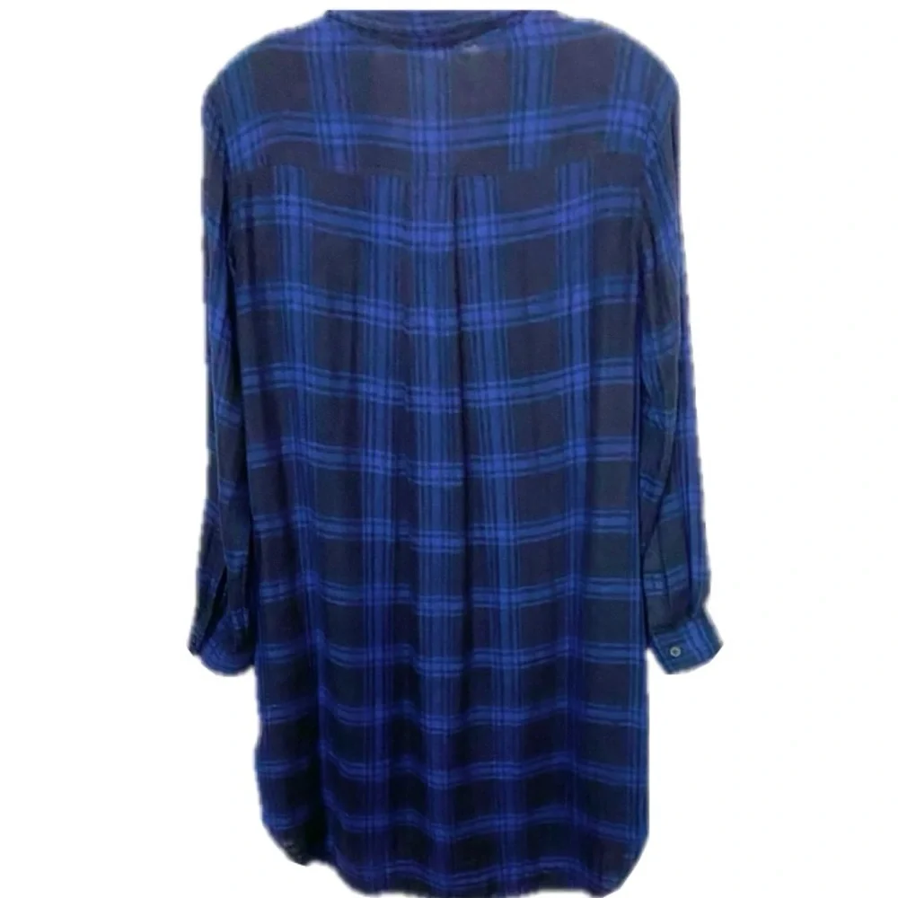 MADEWELL Jane Latitude Shirtdress Buffalo Check Size S - Picture 7 of 9